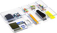 MIND READER Drawer Organizer Set, Multi-Piece Storage Trays for Kitchen, Bathroom, Office & More