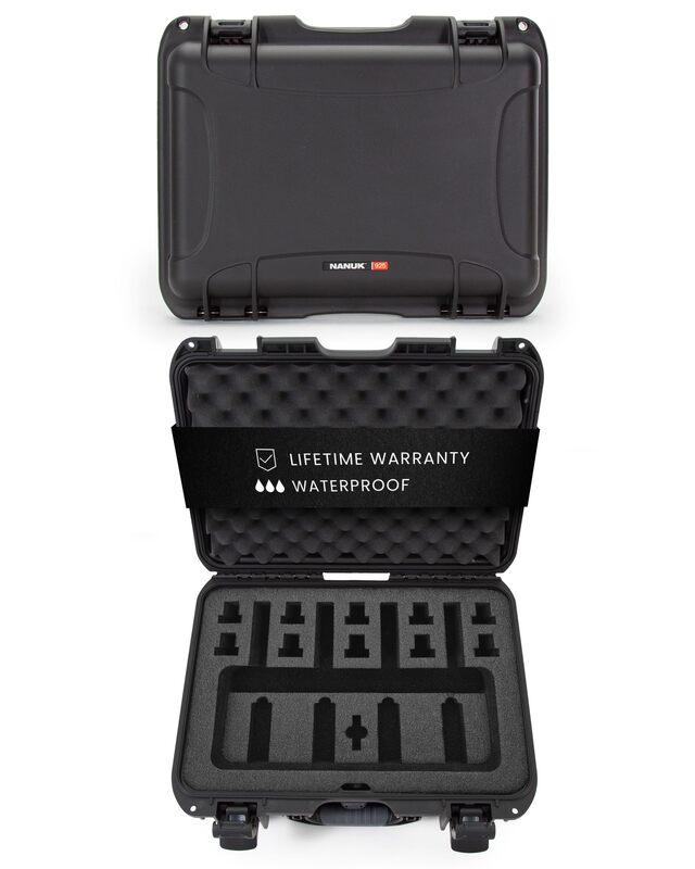 NANUK 925 Hard Case with Custom Foam Insert for 4 UP Pistols