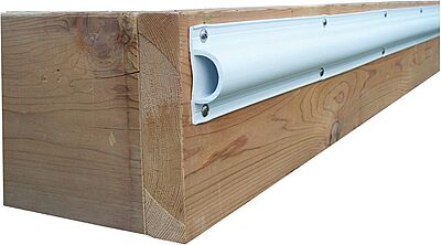 DOCK EDGE Standard "D" Marine Grade PVC Profile 16 ft Roll