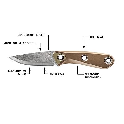 GERBER BLADES Principle Fixed Blade Knife