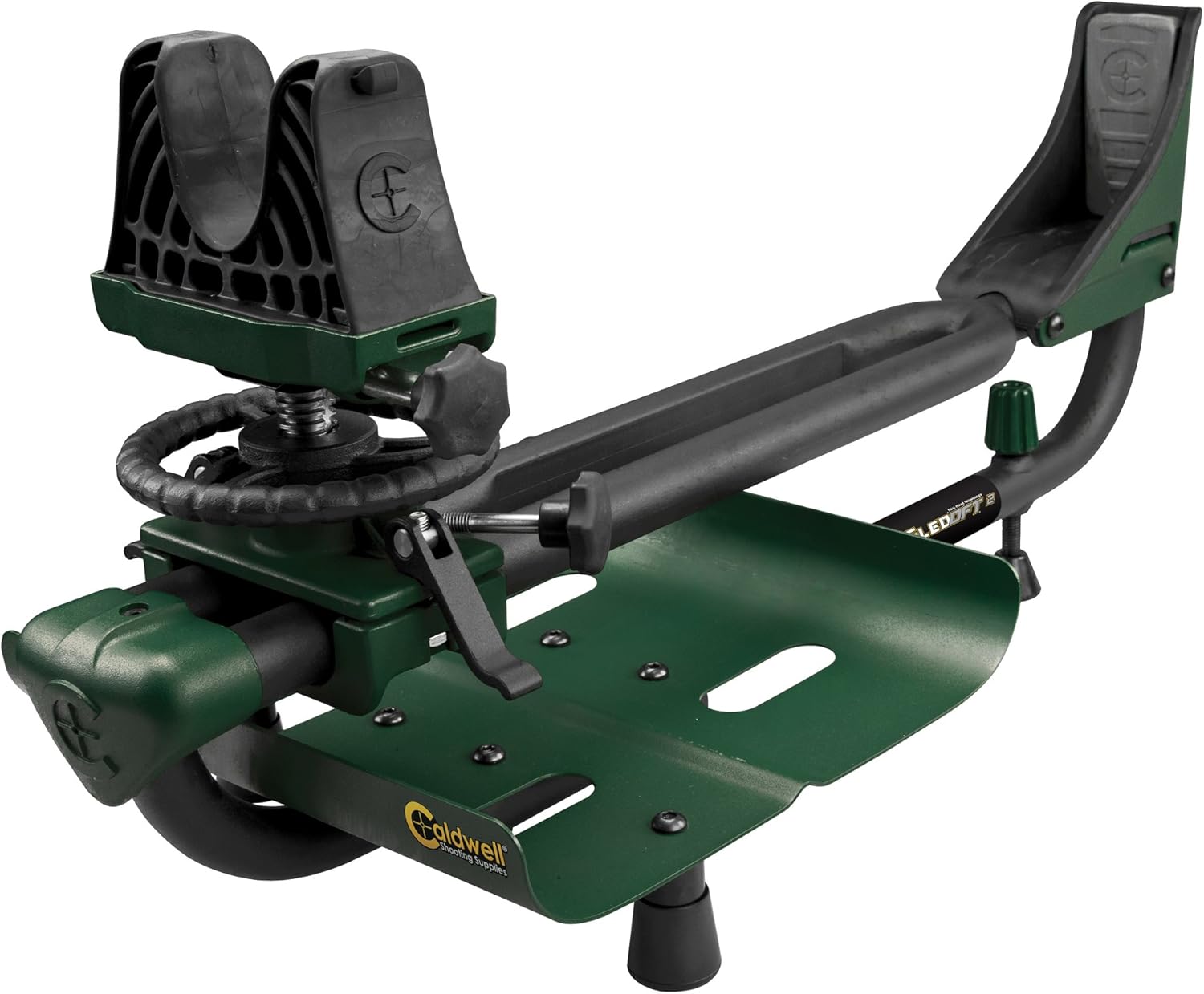 Caldwell Lead Sled DFT 2 Rifle Shooting Rest with Adjustable Ambidextrous Frame for Recoil Reduction, Sight in, and Stability