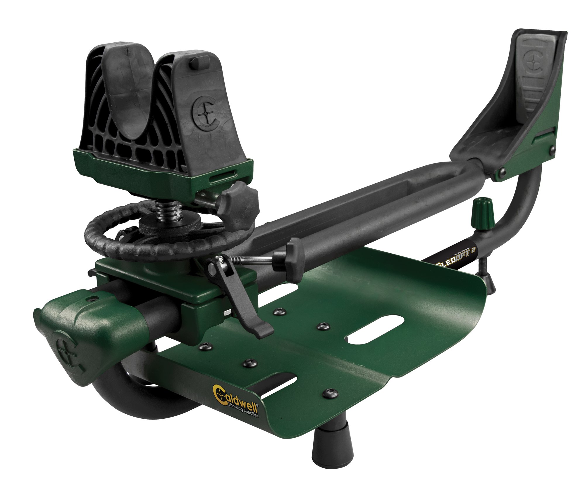 Caldwell Lead Sled DFT 2 Rifle Shooting Rest with Adjustable Ambidextrous Frame for Recoil Reduction, Sight in, and Stability