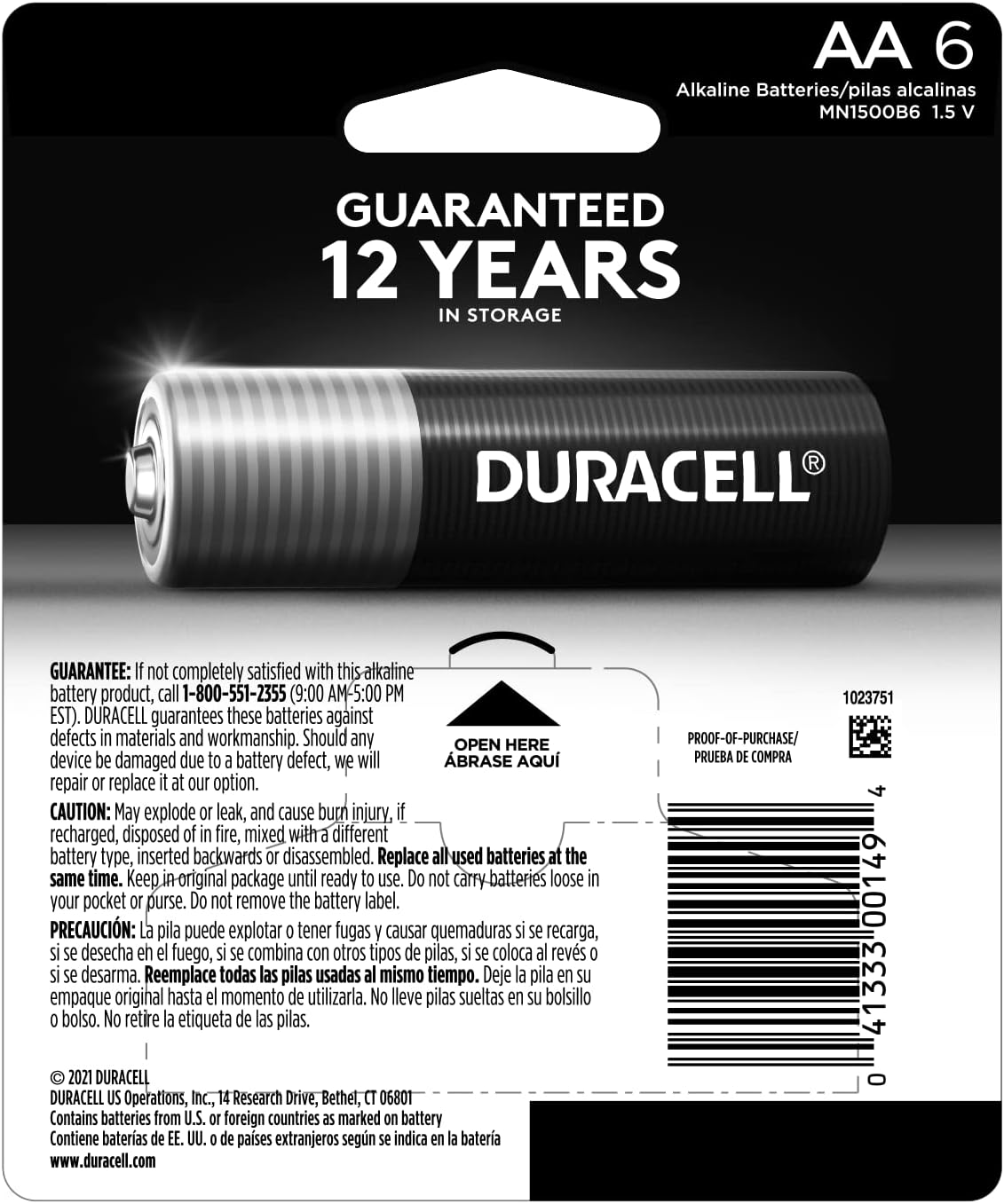 Duracell Coppertop AA Alkaline Batteries with Power Boost Ingredients