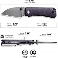 CIVIVI Baby Banter Wharncliffe Folding Pocket Knife