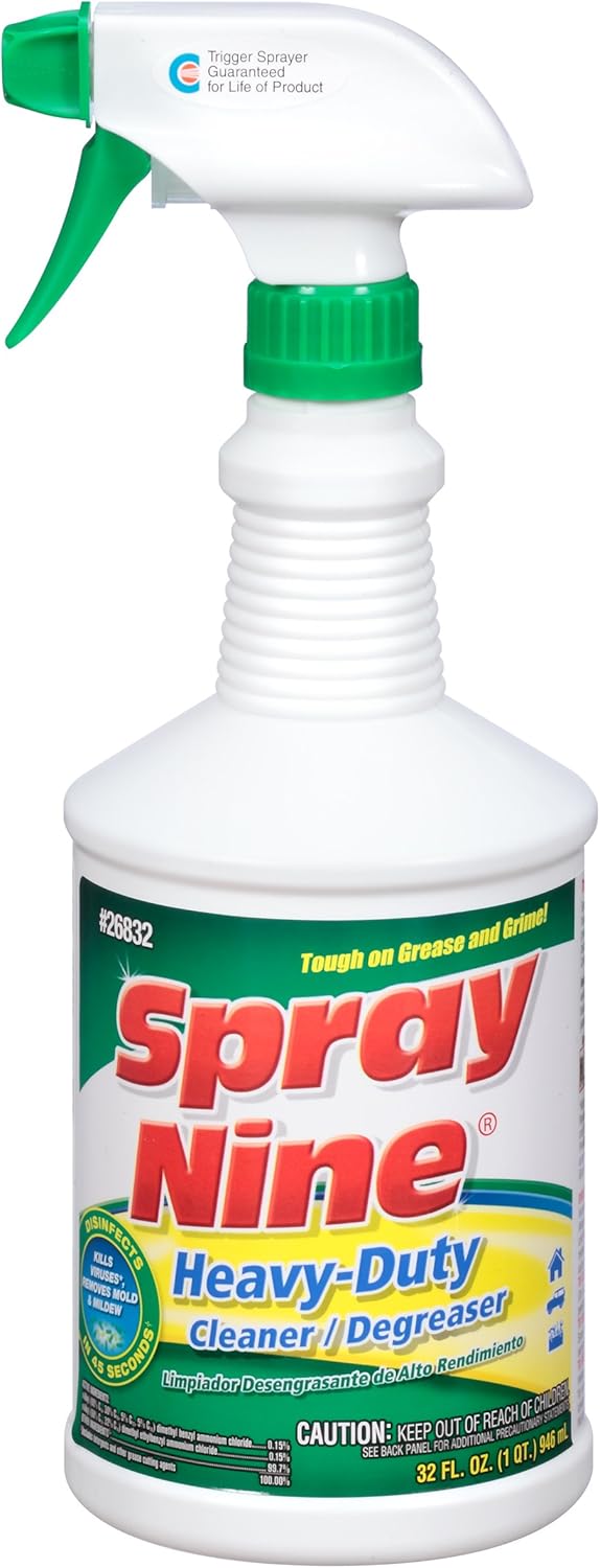 SPRAY NINE Heavy Duty Cleaner, Degreaser & Disinfectant