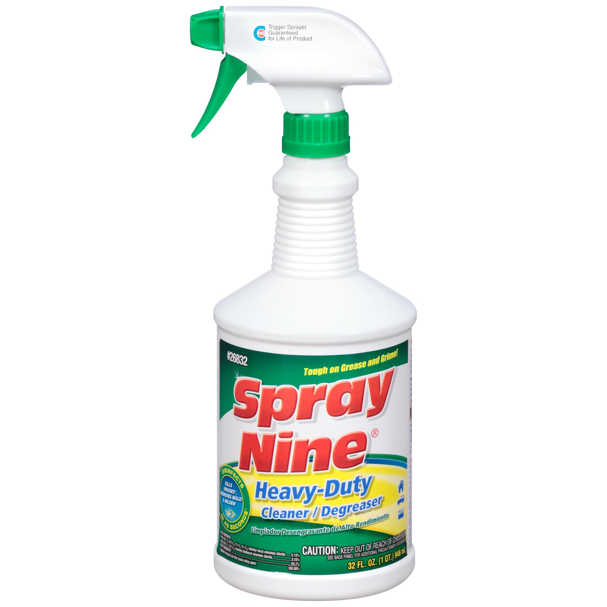 SPRAY NINE Heavy Duty Cleaner, Degreaser & Disinfectant