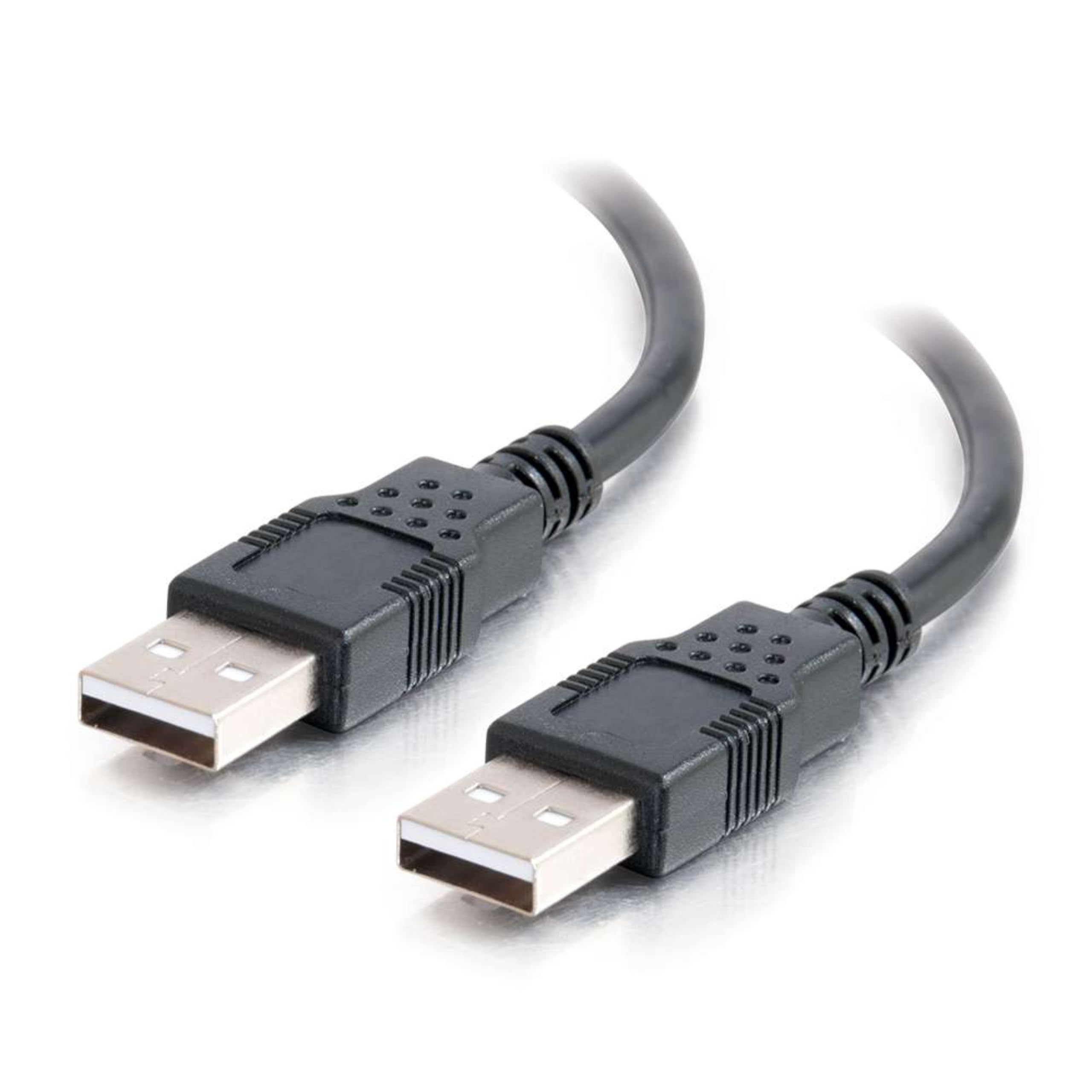 C2G 1m USB Cable - USB A to USB A - M/M - Type A Male USB - Type A Male USB - 3.28ft - Black
