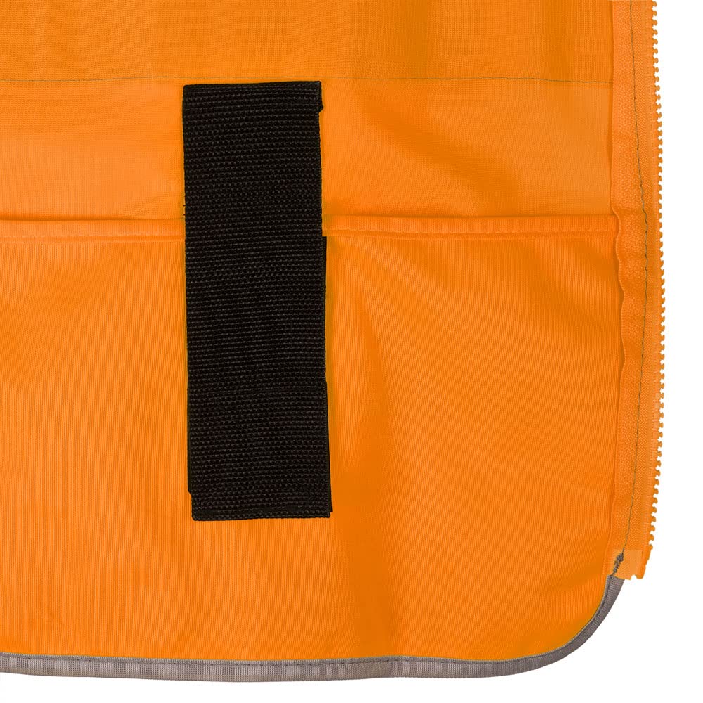 Pioneer Safety Vest - Hi Vis Reflective with 8 Pockets, Zipper Closure, ANSI/ISEA 107-2015 Class 2 Type P/R