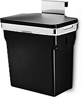 simplehuman Under-Cabinet and In-Cabinet Pull-Out Trash & Recycling Bin, Heavy-Duty Steel Frame