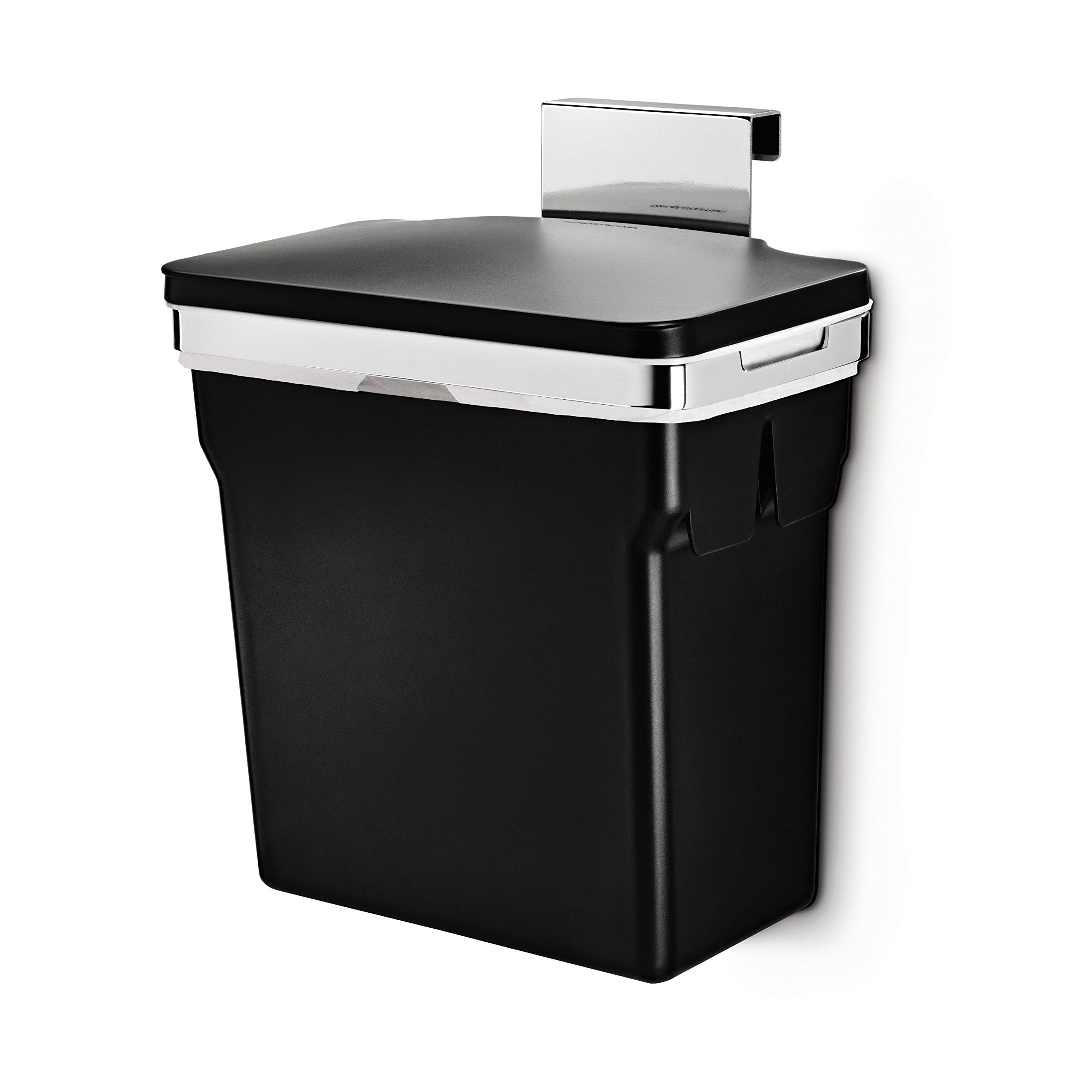 simplehuman Under-Cabinet and In-Cabinet Pull-Out Trash & Recycling Bin, Heavy-Duty Steel Frame