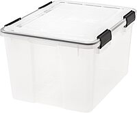 IRIS USA WEATHERPRO Weathertight Plastic Storage Box