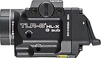 Streamlight 69478 TLR-8 HL-X G sub USB 1000-Lumen Weapon Rail-Mounted Rechargeable Tactical Flashlight with Integrated Green