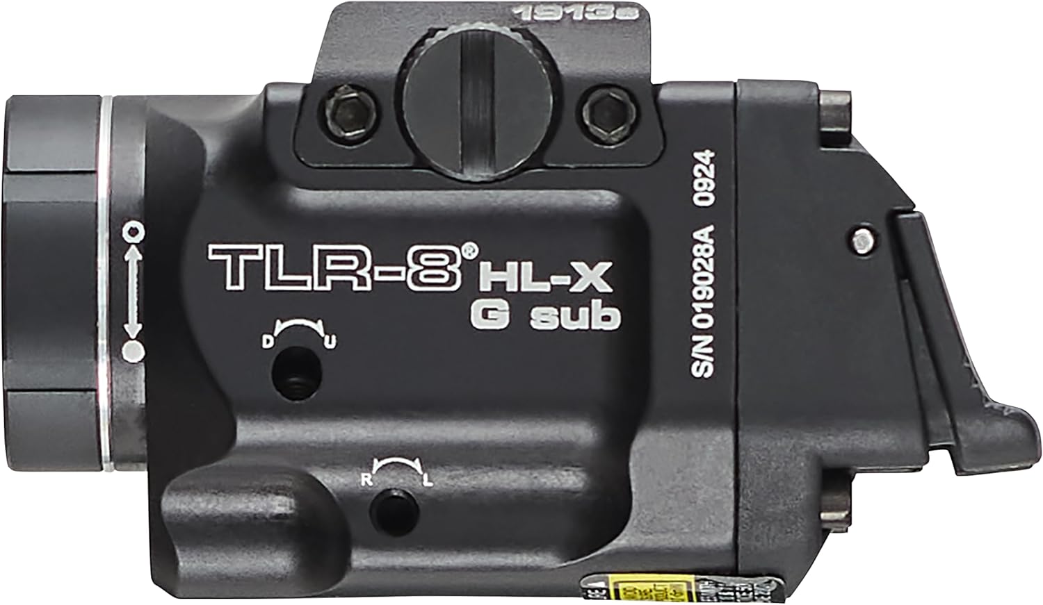 Streamlight 69478 TLR-8 HL-X G sub USB 1000-Lumen Weapon Rail-Mounted Rechargeable Tactical Flashlight with Integrated Green