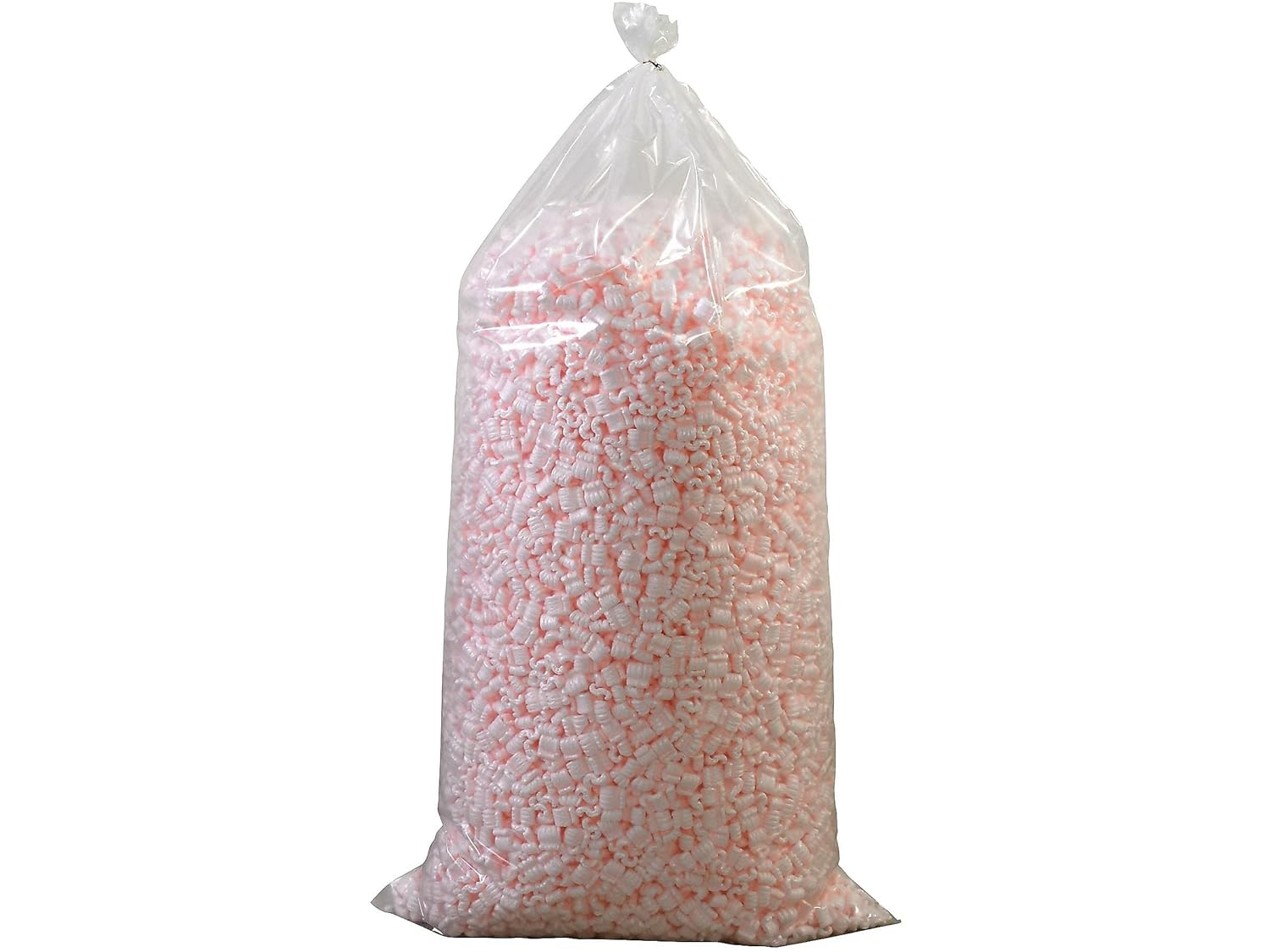 Aviditi 7NUTSAS Anti-Static Loose Fill Packing Peanuts, 7 Cubic Feet, Pink