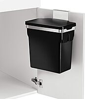 simplehuman Under-Cabinet and In-Cabinet Pull-Out Trash & Recycling Bin, Heavy-Duty Steel Frame