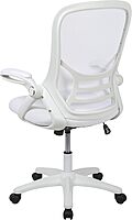 Flash Furniture Porter High-Back Mesh Ergonomic Swivel Office Chair with Adjustable Lumbar Support and Flip-Up Armrests