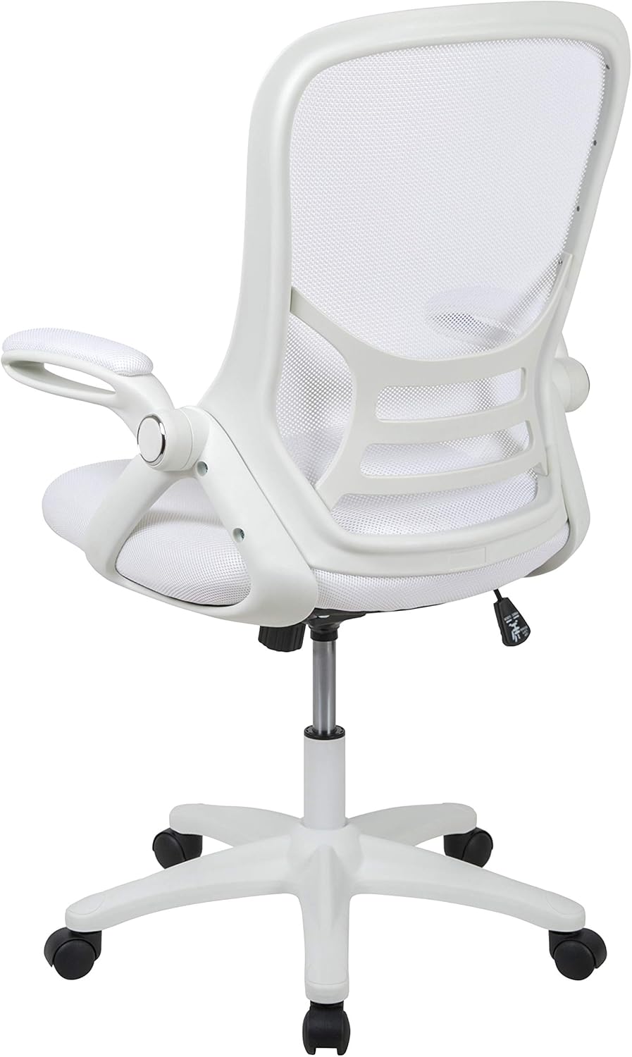 Flash Furniture Porter High-Back Mesh Ergonomic Swivel Office Chair with Adjustable Lumbar Support and Flip-Up Armrests