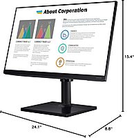 SAMSUNG FT45 Series FHD 1080p IPS Business Monitor, 75Hz, HDMI/DisplayPort, USB Hub, Height-Adjustable Stand, 3 Yr Warranty