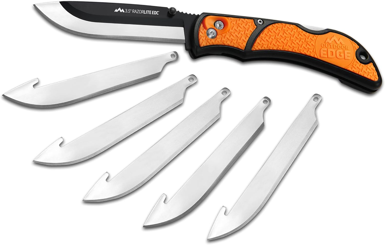 OUTDOOR EDGE 3.5" RazorLite EDC Pocket Knife with Replaceable Blades and Clip