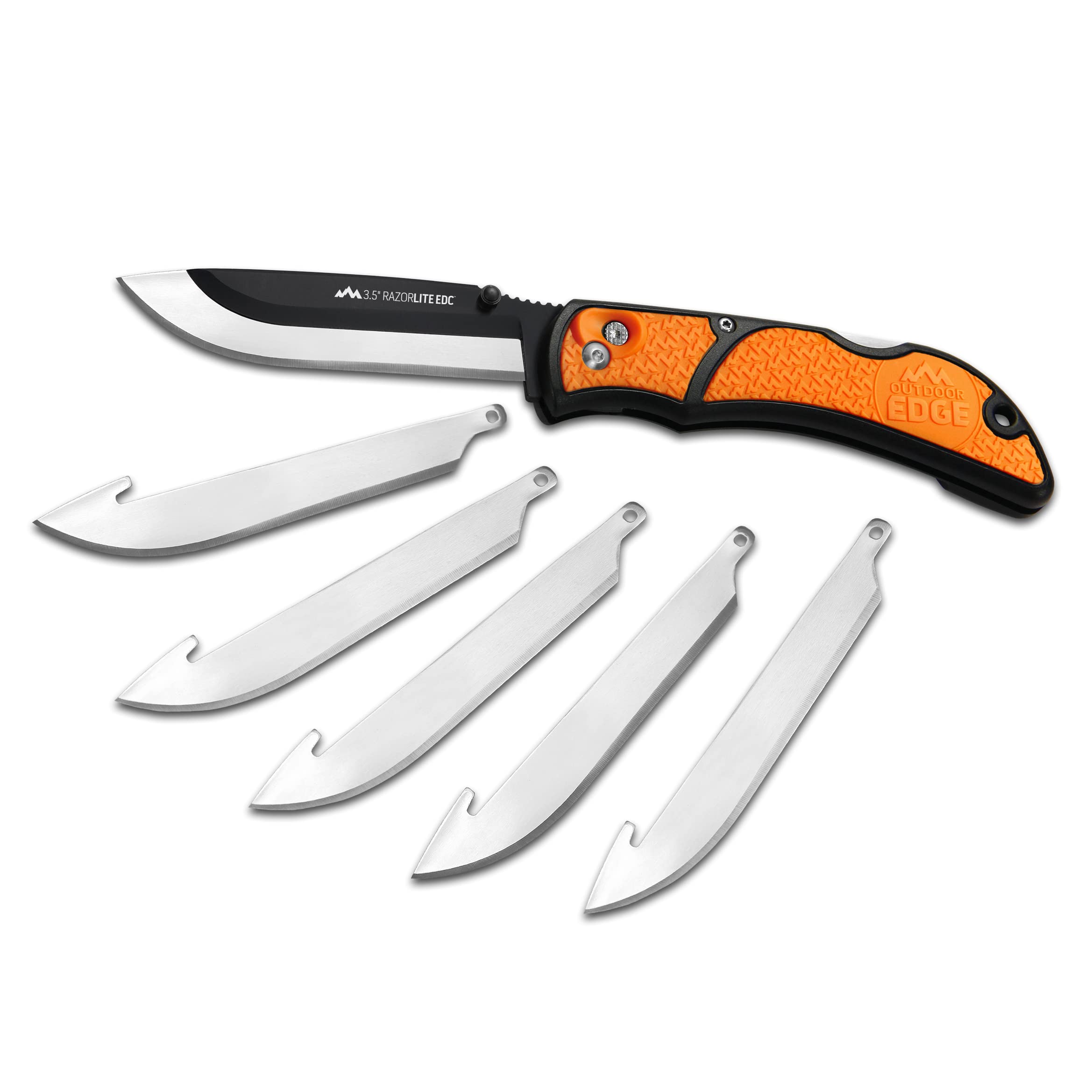 OUTDOOR EDGE 3.5" RazorLite EDC Pocket Knife with Replaceable Blades and Clip