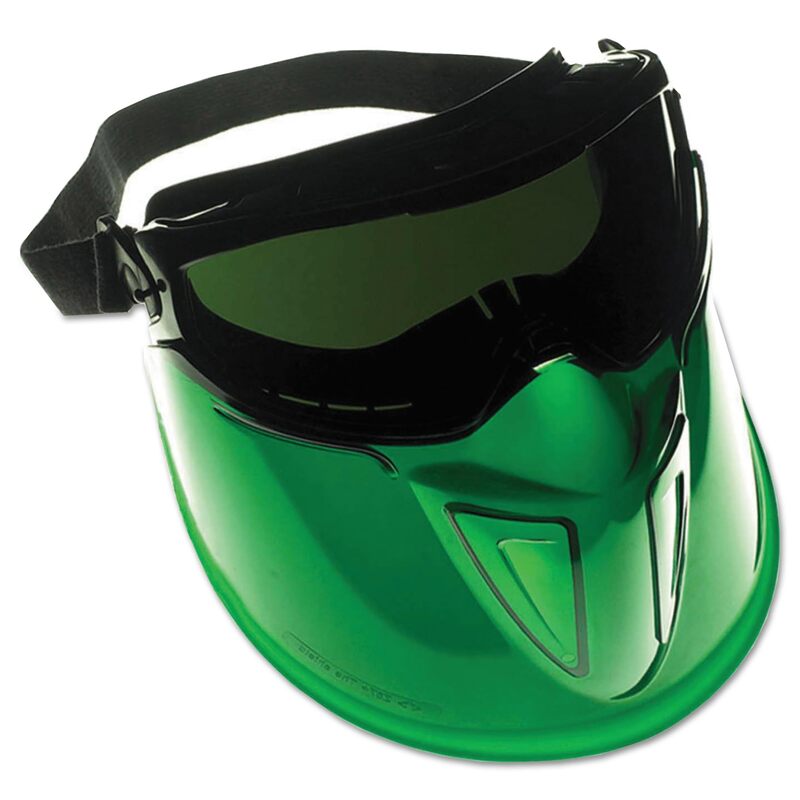 Monogoggle™ XTR™ & The Shield - full face black frame face shield anti fog 3.0 l