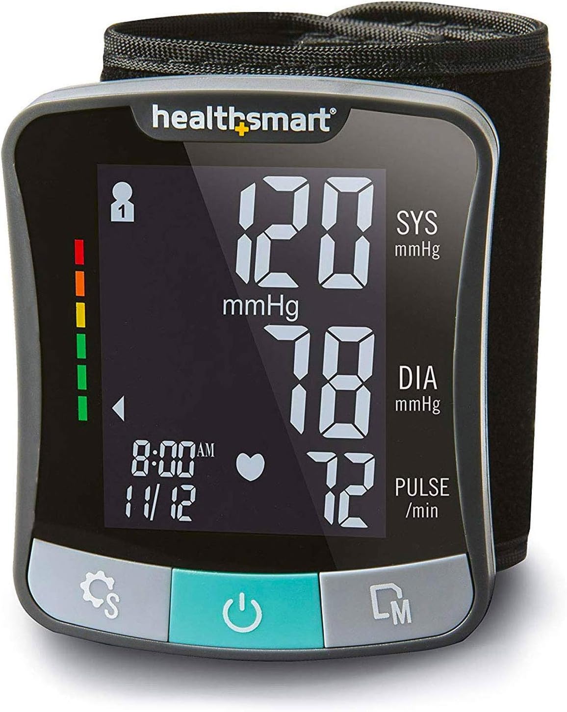 HealthSmart Digital Blood Pressure Monitor (Upper Arm & Wrist)
