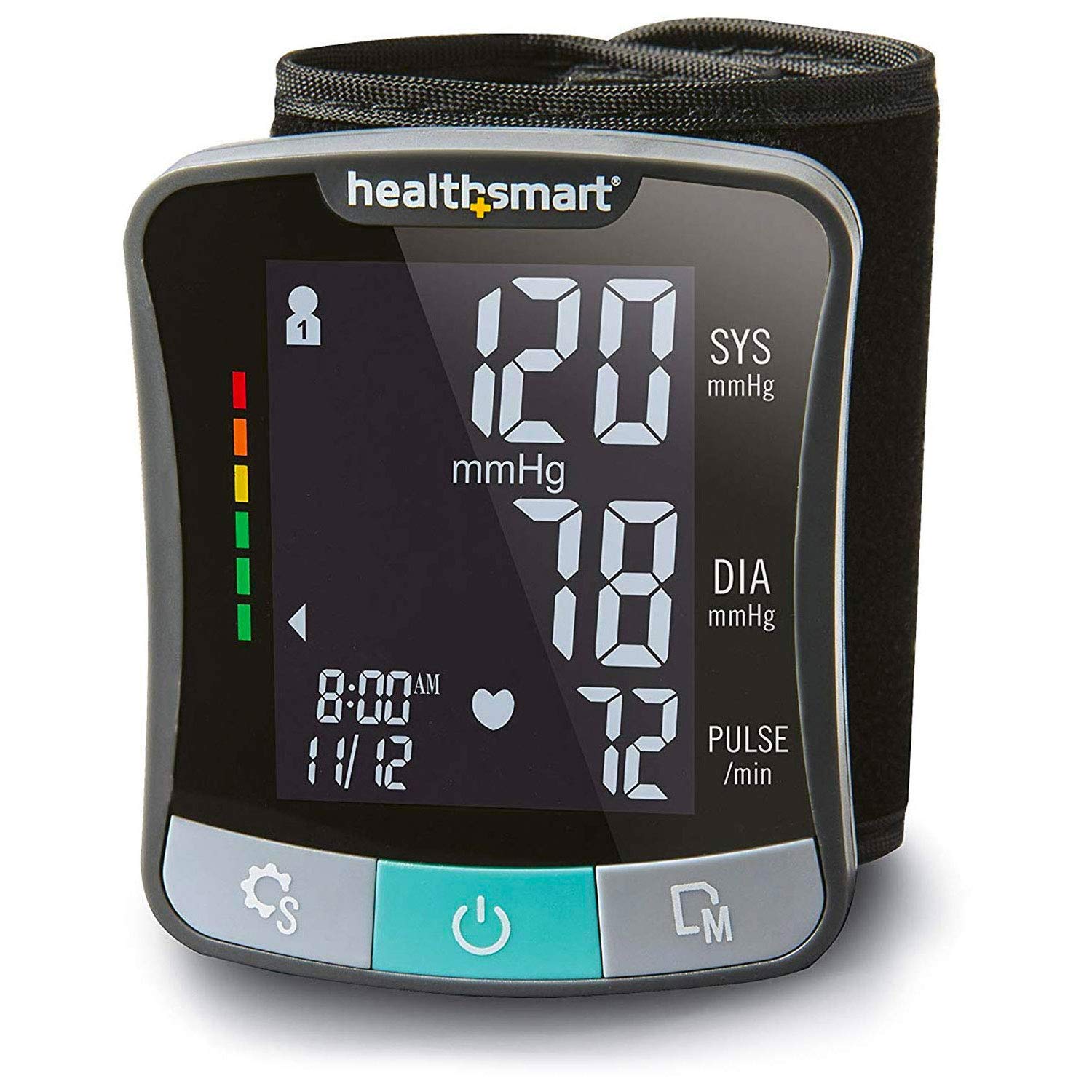 HealthSmart Digital Blood Pressure Monitor (Upper Arm & Wrist)