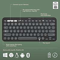 LOGITECH Pebble 2 Wireless Keyboards and Combos