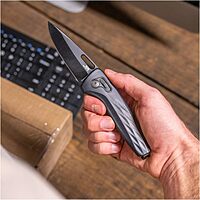 SOG One-Zero XR Easy-Opening Daily Carry Folding Knife with Aircraft-Grade Aluminum Handle | CRYO CPM S35VN Steel Blade