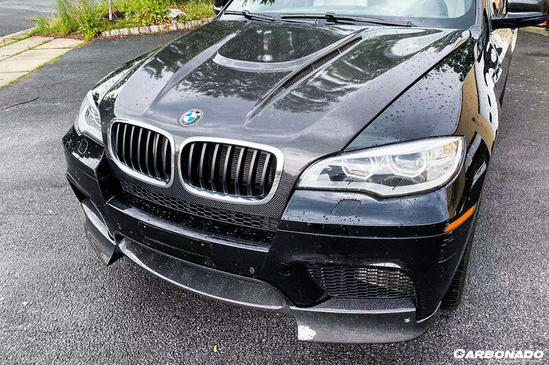 2008β2014 BMW E70/E71 X5M & X6M AK Style Carbon Fiber Front Lip