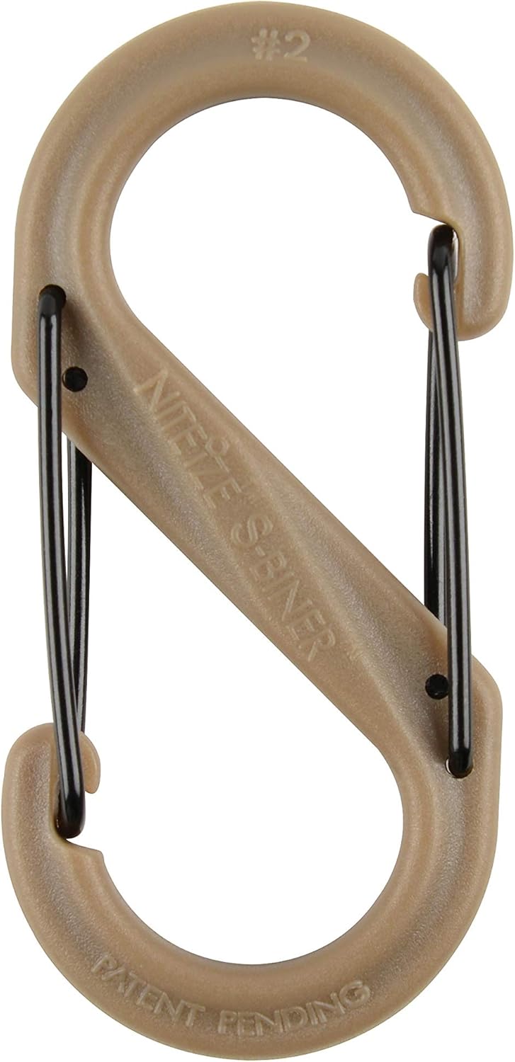 Nite Ize S-Biner Dual Carabiner Plastic with Stainless Steel Gates