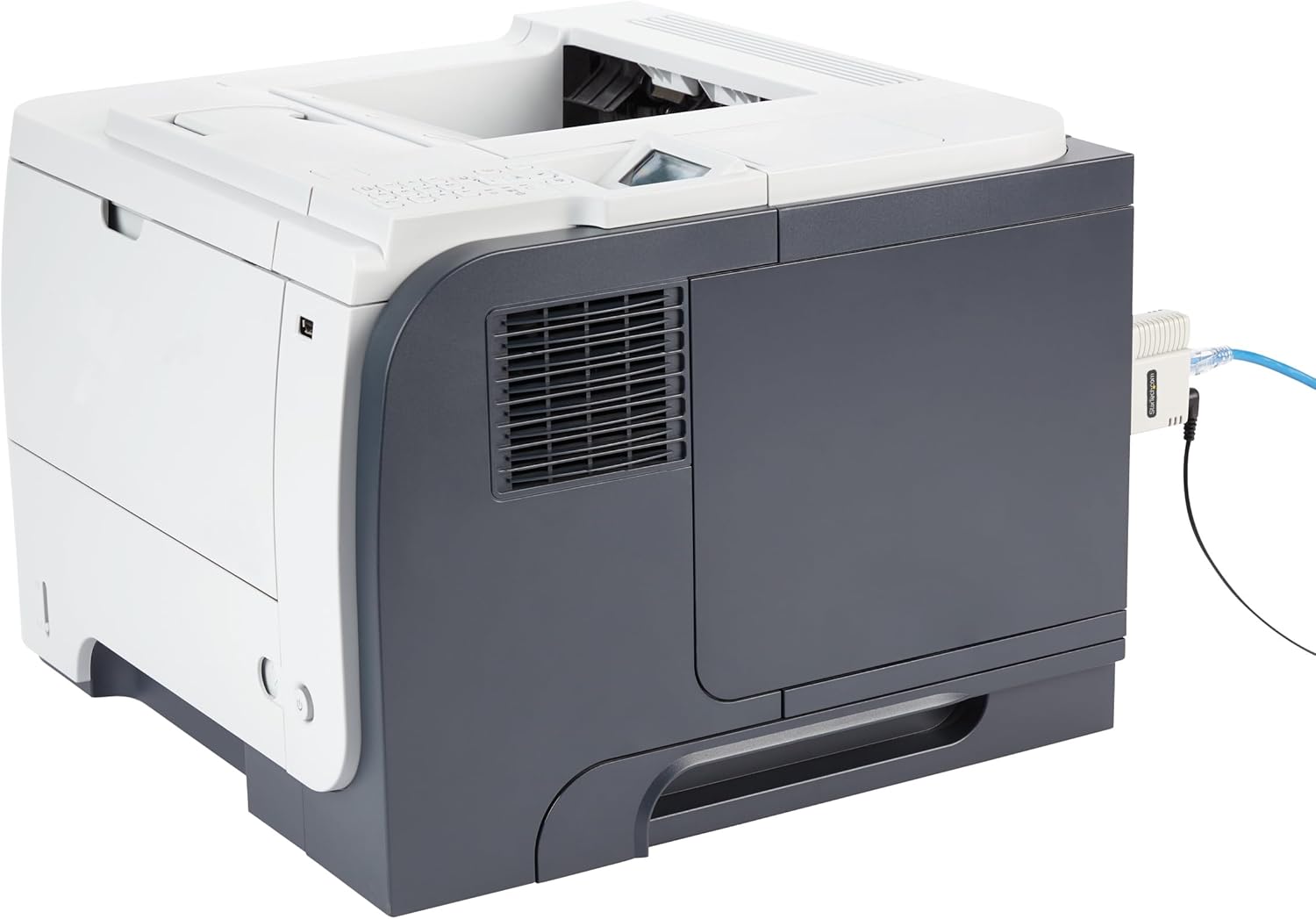 StarTech.com Ethernet to Parallel Network Print Server, 10/100Mbps LAN, WebUI, Centronics Ethernet Printer Server Adapter