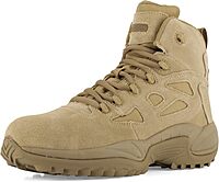 Reebok Men's RB8694 Rapid Response RB Composite Toe 6" Tactical Boot with Side Zipper