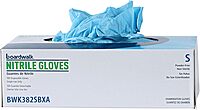Boardwalk Disposable Examination Nitrile Gloves, Small, Blue, 5 mil, 100/Box