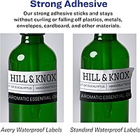 AVERY Durable Waterproof Rectangle Labels, Sure Feed Technology, 4.75" x 3.5", Print-to-The-Edge