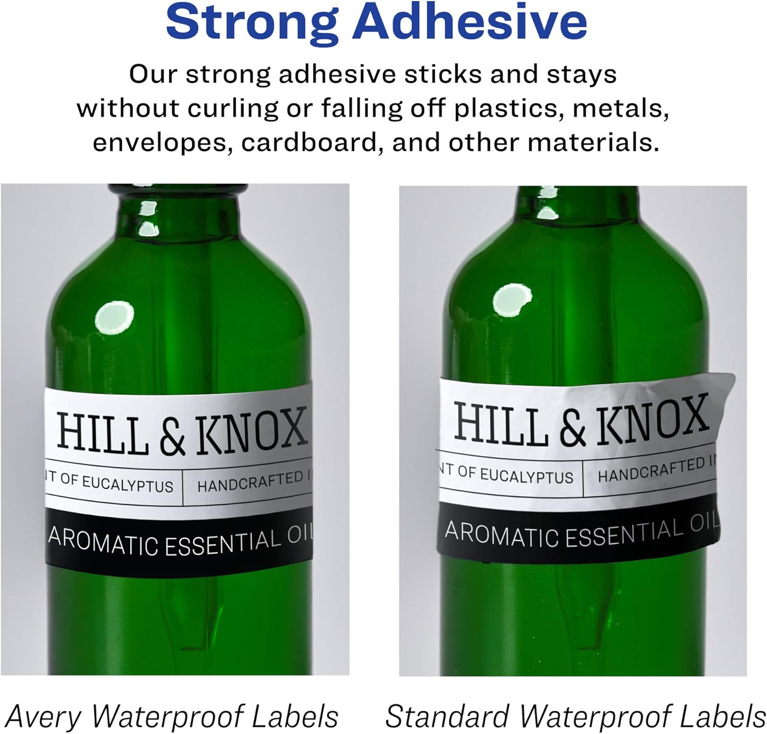 Avery Durable Waterproof Rectangle Labels, Sure Feed Technology, Print-to-The-Edge, 2 in x 3 in