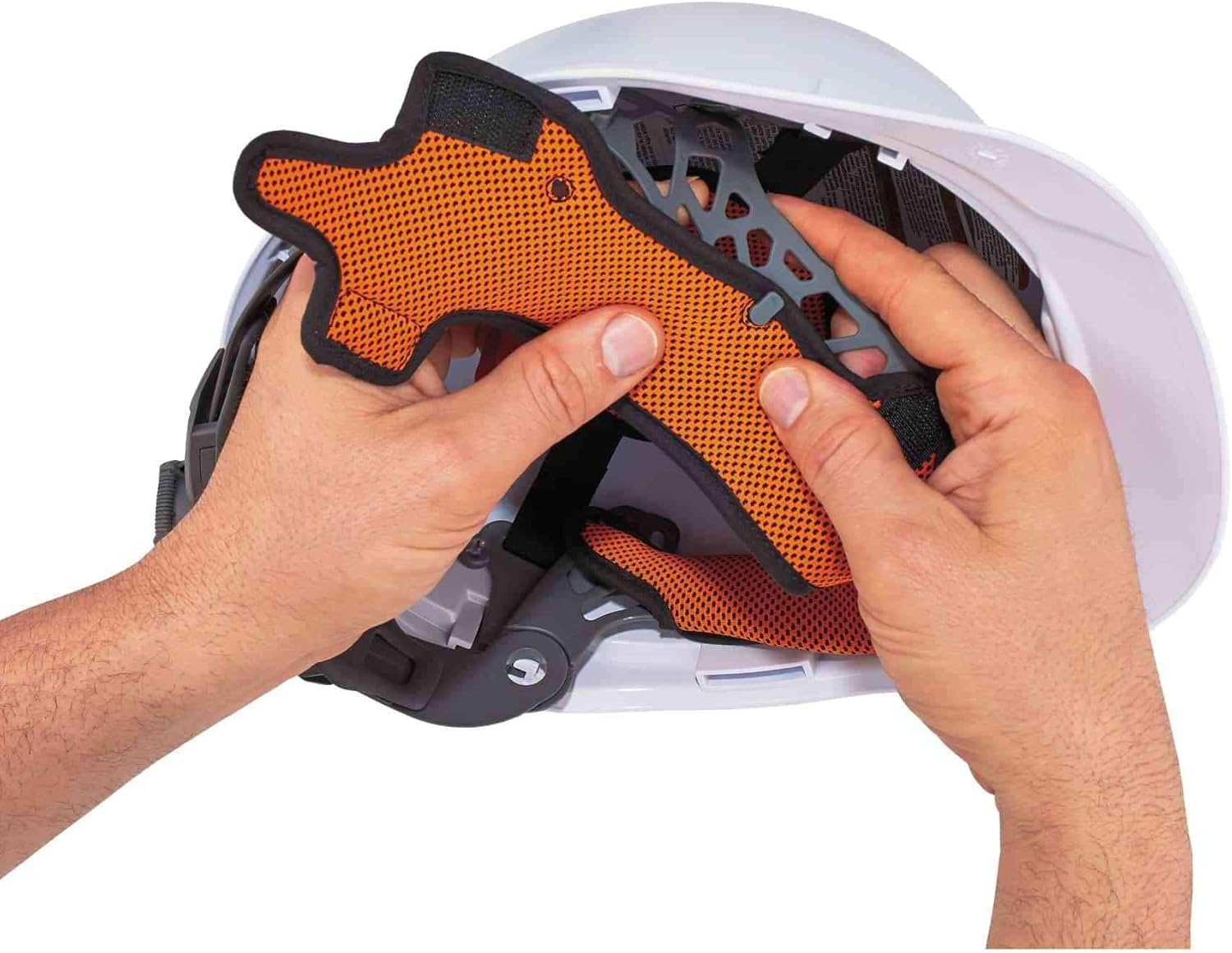 Ergodyne - 60194 Hard Hat Sweatband Replacement Pack (Includes 3), Skullerz 8984,Orange