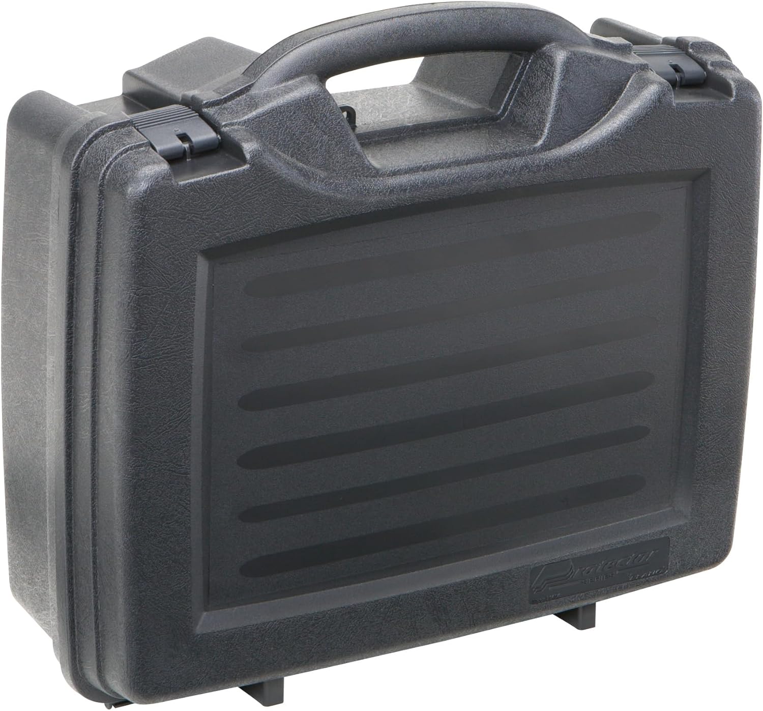 Plano Protector Series Four Pistol Case, Large, Black, Hunting Gun Case with Padlock Tabs and Foam Padding