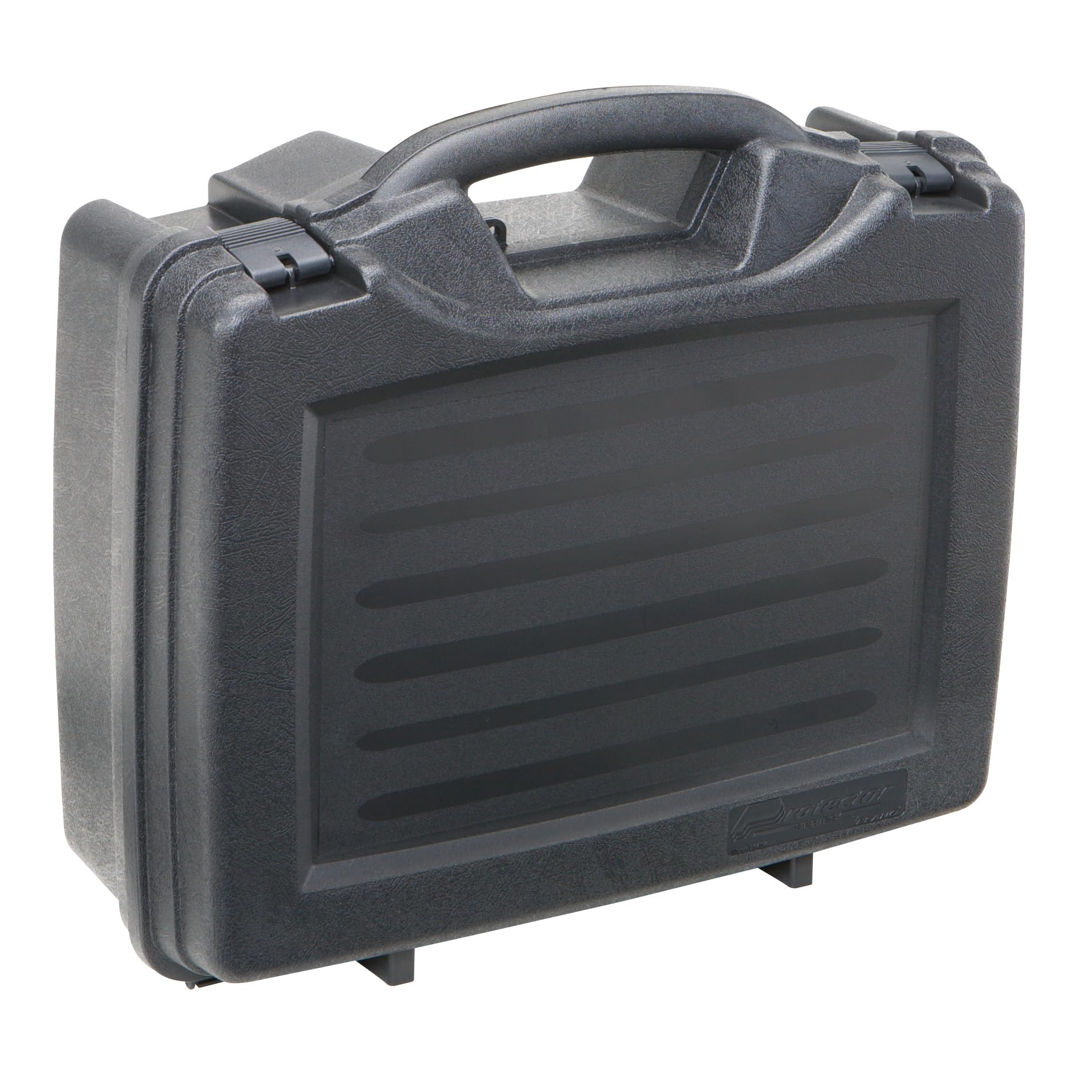 Plano Protector Series Four Pistol Case, Large, Black, Hunting Gun Case with Padlock Tabs and Foam Padding