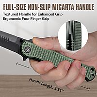 CIVIVI RS71 Folding Pocket Knife with 4" Nitro-V Blade