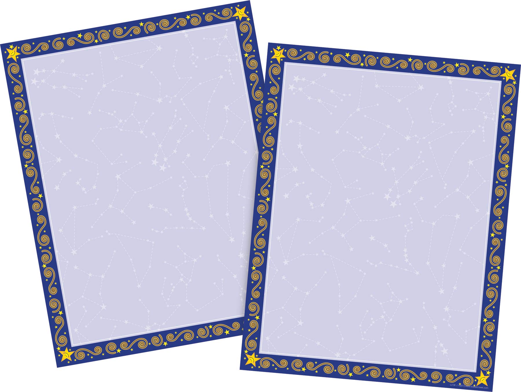 BARKER CREEK Designer Decorative Computer Paper, Letter 8.5 x 11, 100 Sheets