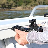 RAILBLAZA Fishing Reel Spooler System Compatible with Gunnel Track Mount for Boat or Kayaks