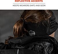 Ergodyne N-Ferno 6887 2-Layer Winter Headband, One Size, Black