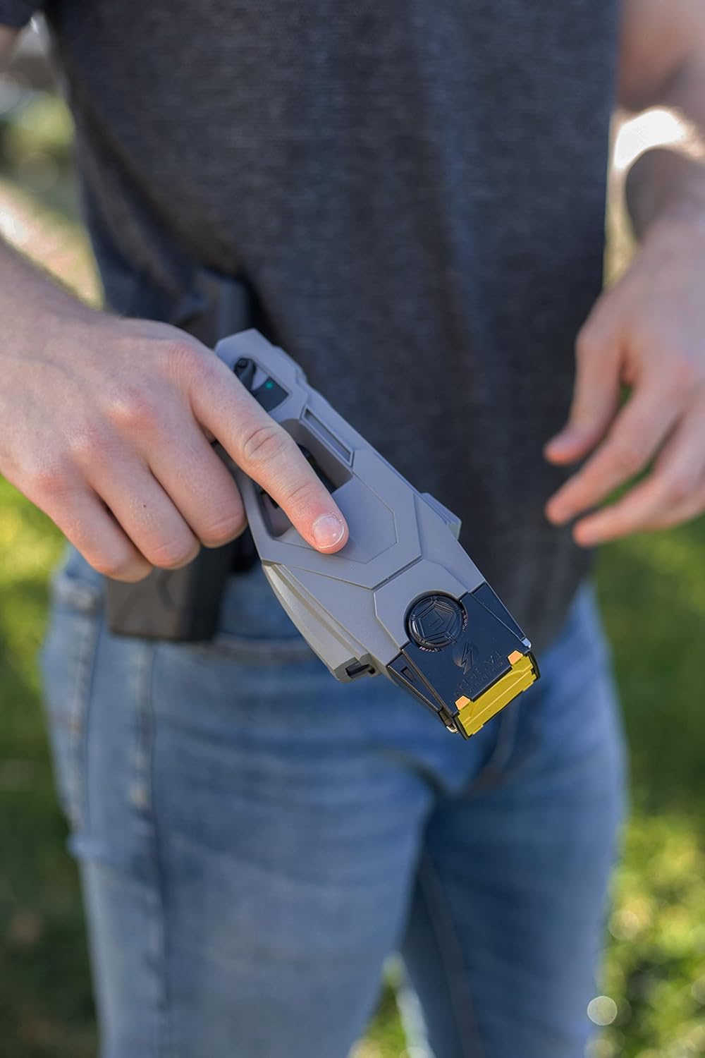 TASER X1 Professional Self-Defense Device – Police Trusted NMI Technology, Rechargeable, Replaceable Cartridges