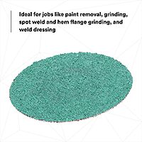 3M Green Corps Roloc Disc 36525, 40+ Grit, 2 in, Pack of 25 Heavy Duty, Quick Change Discs for Grinding, Coating Removal