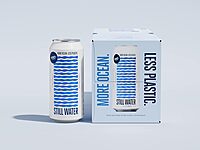 Open Water Still 16oz Tallgirl (1 case, 12 cans) - Sustainable Aluminum Canned Still Water With Electrolytes