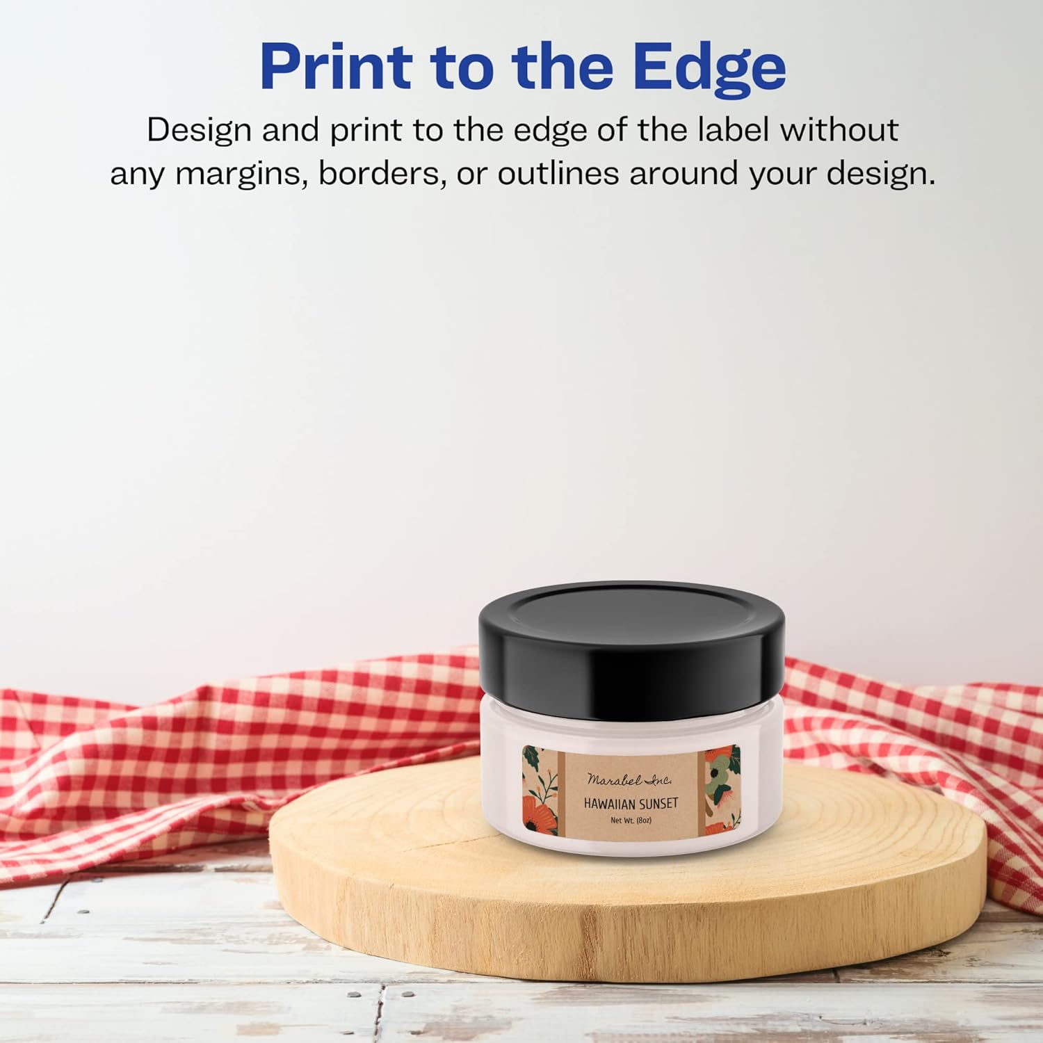 Avery Kraft Brown Rectangle Labels, Sure Feed Technology, 0.75" x 2.25"