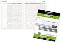 AT-A-GLANCE Monthly Planner Refill, Loose-Leaf, Pre-Punched for 7-Ring