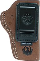 Bianchi, 6 Waistband Holster, Glock 43, S&W Shield, Ruger LC9, Springfield XDS, Rust, Left Hand