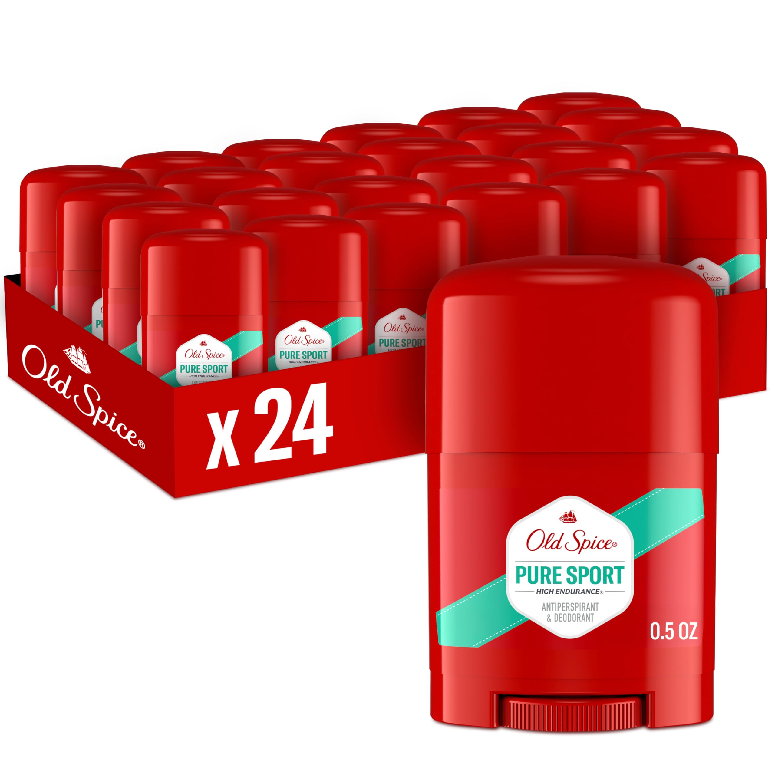 Old Spice Aluminum Free Antiperspirant Deodorant For Men, High Endurance, 24/7 Sweat Defense & Odor Protection